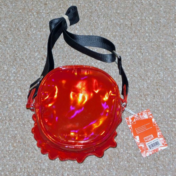 Marvel Comics Danielle Nicole Deadpool Pop Art Diecut Crossbody Purse Bag - Picture 2 of 5